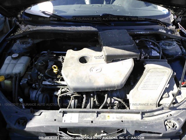 JM1BK343671635382 - 2007 MAZDA 3 HATCHBACK BLACK photo 10