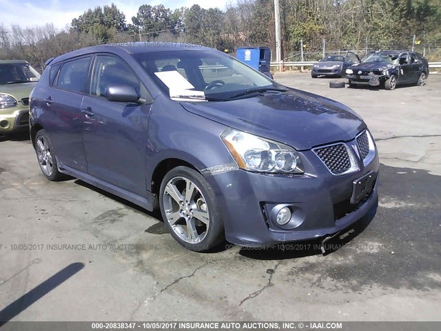 5Y2SR67069Z472848 - 2009 PONTIAC VIBE GT BLUE photo 1