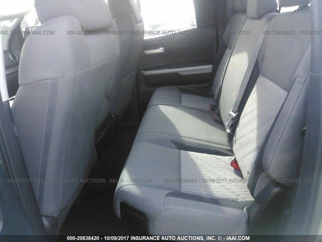5TFUY5F14EX349118 - 2014 TOYOTA TUNDRA DOUBLE CAB SR/SR5 SILVER photo 8