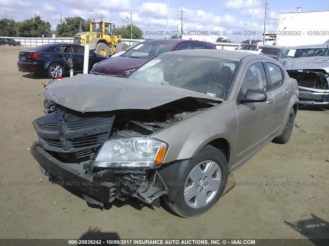 1B3LC46B79N531623 - 2009 DODGE AVENGER SE/SXT GOLD photo 2