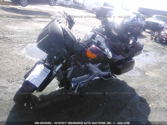 1HFSC47H86A507708 - 2006 HONDA GL1800 BURGUNDY photo 2