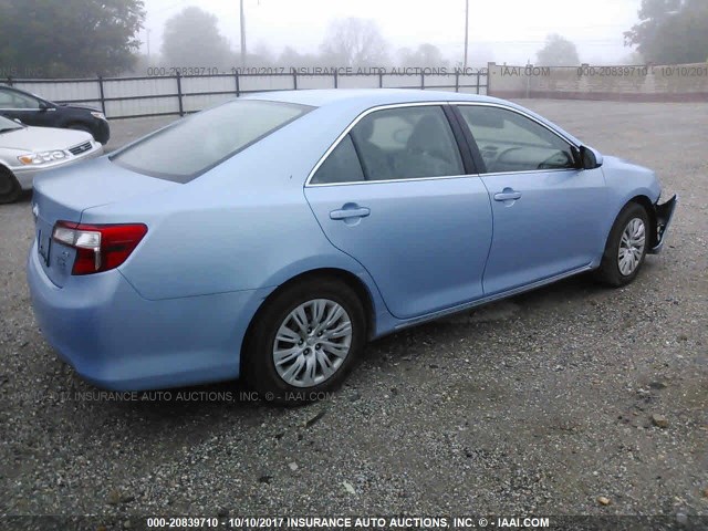 4T4BF1FK6ER361515 - 2014 TOYOTA CAMRY L/SE/LE/XLE 蓝色 照片 4