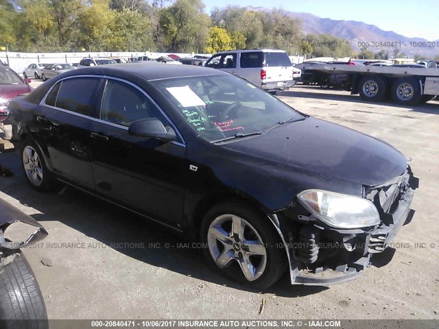 1G1ZH57B38F296086 - 2008 CHEVROLET MALIBU 1LT 黑色 照片 1