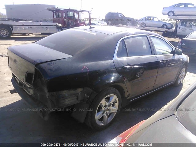 1G1ZH57B38F296086 - 2008 CHEVROLET MALIBU 1LT 黑色 照片 4