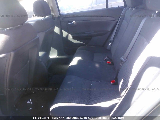 1G1ZH57B38F296086 - 2008 CHEVROLET MALIBU 1LT 黑色 照片 8