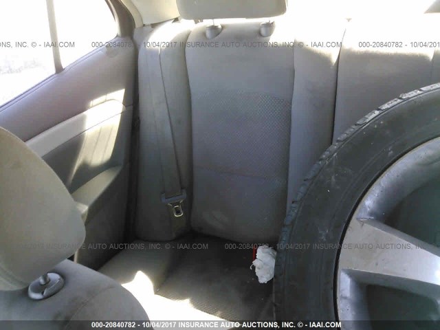 1G1ZG57B48F173500 - 2008 CHEVROLET MALIBU LS 黑色 照片 8