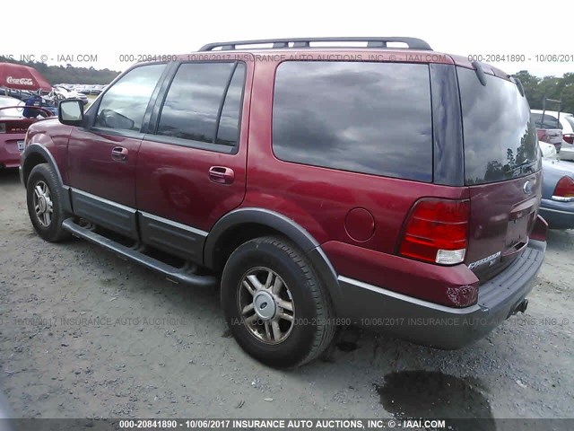 1FMPU15505LA95769 - 2005 FORD EXPEDITION XLT RED photo 3
