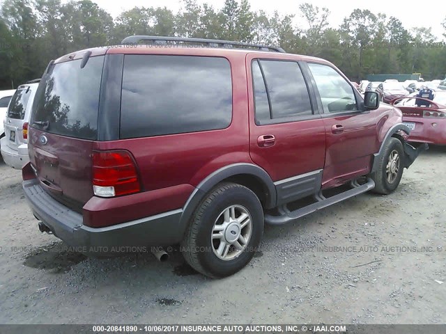 1FMPU15505LA95769 - 2005 FORD EXPEDITION XLT RED photo 4