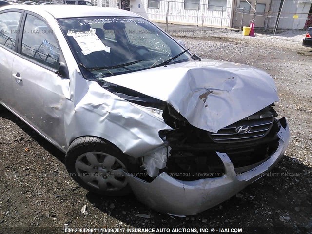 KMHDU46D29U627985 - 2009 HYUNDAI ELANTRA GLS/SE SILVER photo 6