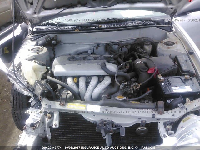 2T1BR12E6XC153866 - 1999 TOYOTA COROLLA VE/CE/LE ვერცხლისფერი ფოტო 10