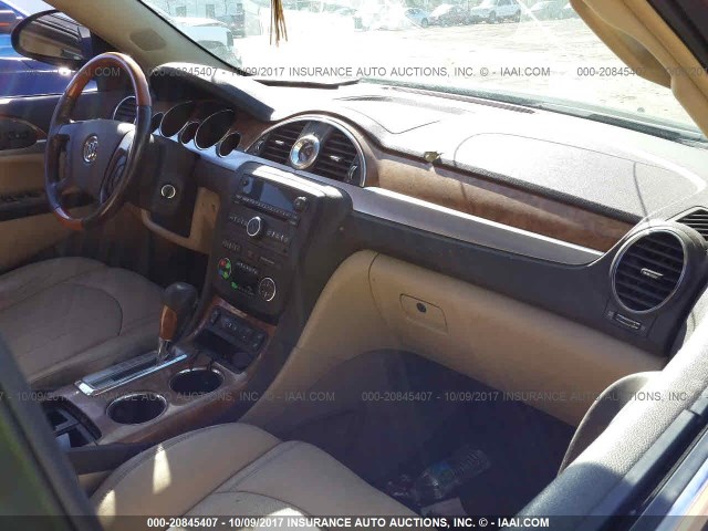 5GAEV23778J181679 - 2008 BUICK ENCLAVE CXL GRAY photo 5