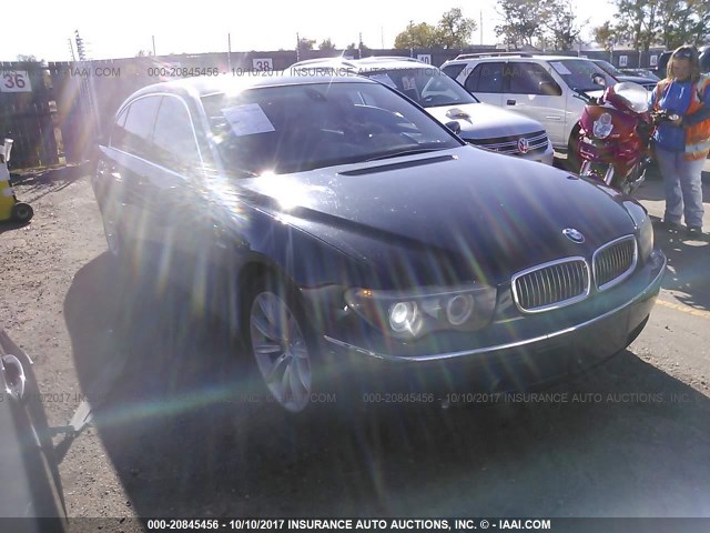 WBAGN63555DS57646 - 2005 BMW 745 LI BLACK photo 1