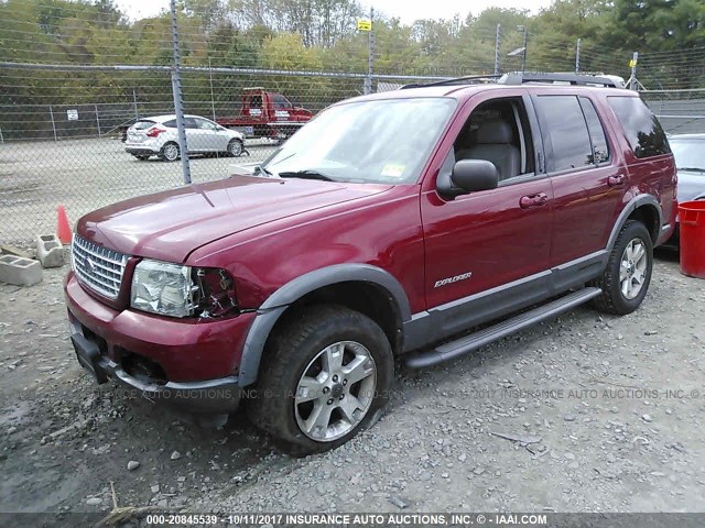 1FMZU73E35UA37664 - 2005 FORD EXPLORER XLT/XLT SPORT/NBX RED photo 2