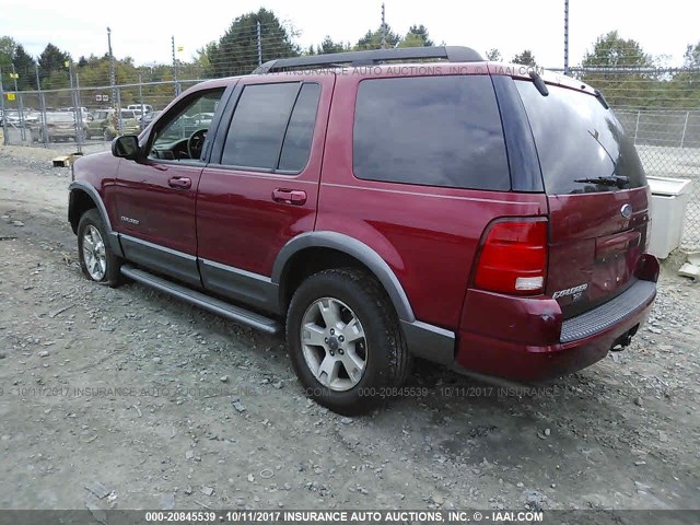 1FMZU73E35UA37664 - 2005 FORD EXPLORER XLT/XLT SPORT/NBX RED photo 3