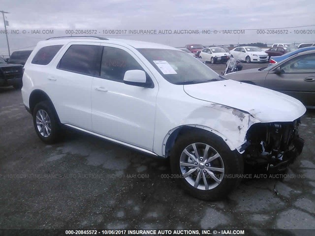 1C4RDJAG8HC937234 - 2017 DODGE DURANGO SXT WHITE photo 1