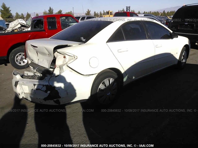 1G2ZF55B964256284 - 2006 PONTIAC G6 SE WHITE photo 4