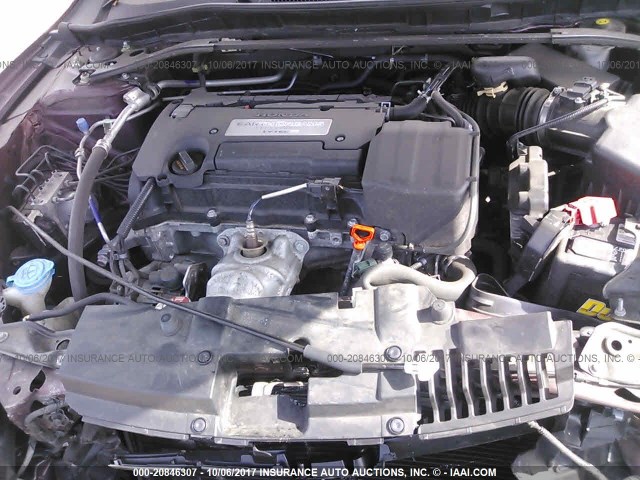 1HGCR2F53FA084465 - 2015 HONDA ACCORD SPORT 勃艮第红 照片 10