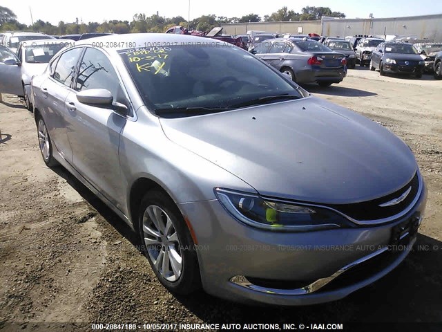 1C3CCCAB0FN679564 - 2015 CHRYSLER 200 LIMITED SILVER photo 1