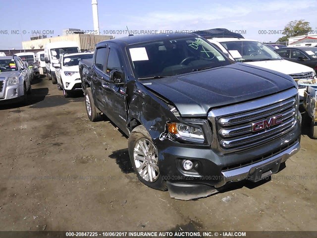 1GTG6DEN7H1162299 - 2017 GMC CANYON SLT GRAY photo 1