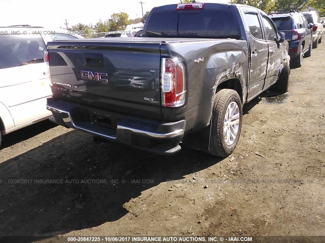 1GTG6DEN7H1162299 - 2017 GMC CANYON SLT GRAY photo 4