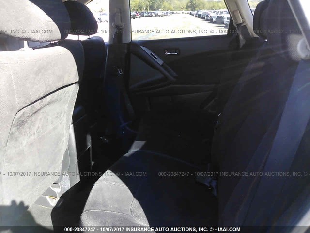 JN8AZ1MU8DW211516 - 2013 NISSAN MURANO S/SL/LE BLACK photo 8