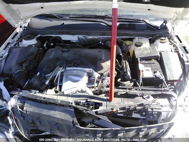 2G4GK5EX0E9208559 - 2014 BUICK REGAL WHITE photo 10