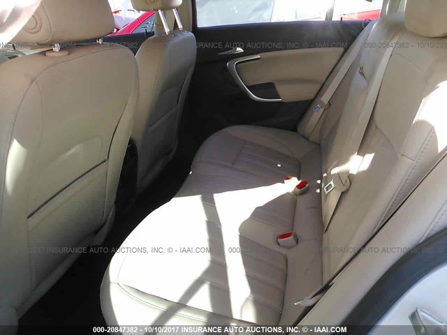 2G4GK5EX0E9208559 - 2014 BUICK REGAL WHITE photo 8