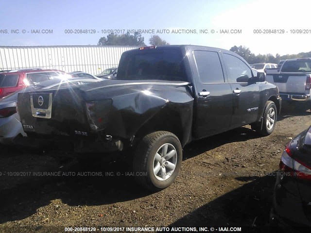 1N6BA0EK7AN304265 - 2010 NISSAN TITAN XE/SE/LE BLACK photo 4