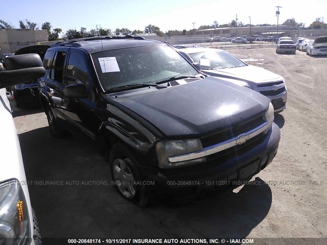 1GNDT13S832393693 - 2003 CHEVROLET TRAILBLAZER  BLACK photo 1