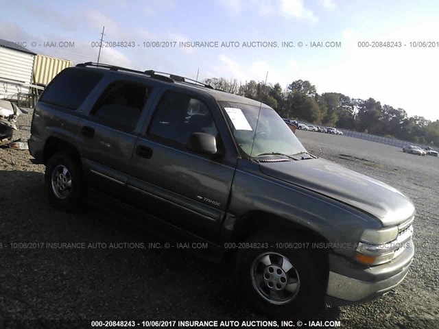 1GNEK13T1YJ149672 - 2000 CHEVROLET TAHOE K1500 GRAY photo 1