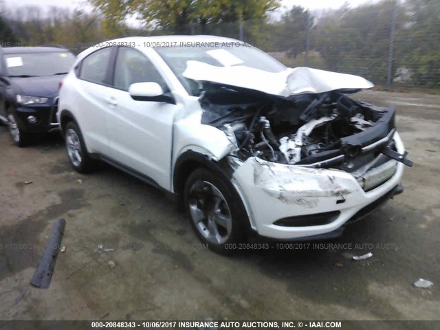 3CZRU6H33GM749597 - 2016 HONDA HR-V LX WHITE photo 1