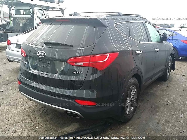 5XYZU3LBXFG285805 - 2015 HYUNDAI SANTA FE SPORT  BLACK photo 4