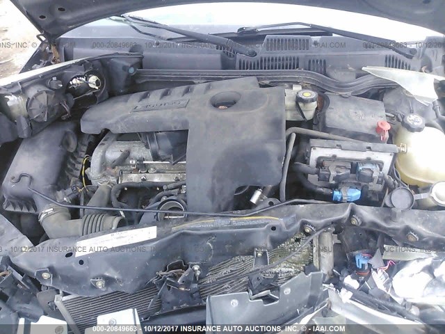 1G8AL52F75Z101852 - 2005 SATURN ION LEVEL 3 GRAY photo 10