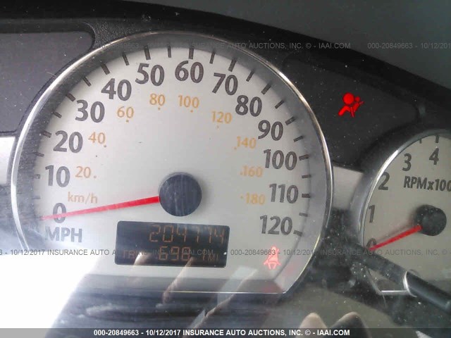 1G8AL52F75Z101852 - 2005 SATURN ION LEVEL 3 GRAY photo 7