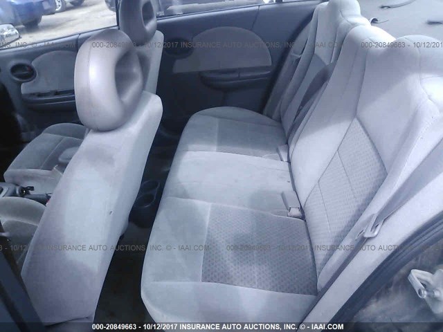 1G8AL52F75Z101852 - 2005 SATURN ION LEVEL 3 GRAY photo 8