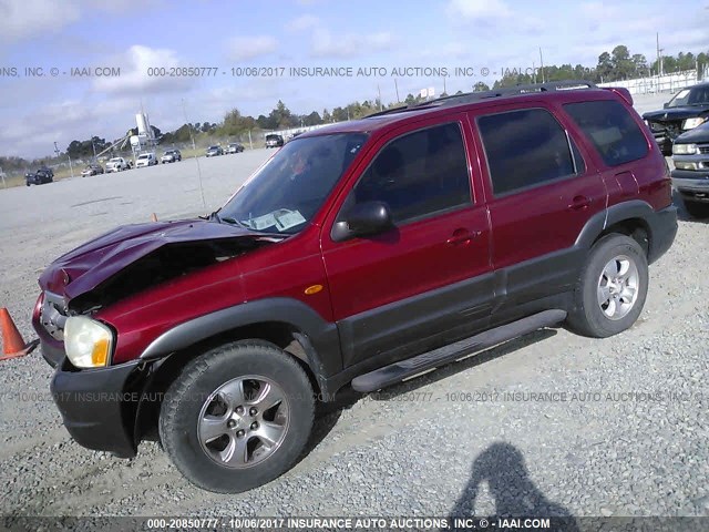 4F2CZ06103KM48931 - 2003 MAZDA TRIBUTE ES 红色 照片 2