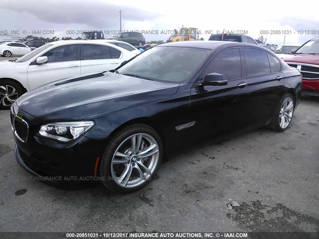 WBAYA8C59ED228145 - 2014 BMW 750 I Dark Blue photo 2