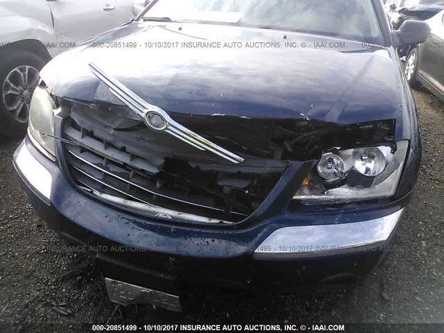 2C4GM68455R577309 - 2005 CHRYSLER PACIFICA TOURING BLUE photo 6