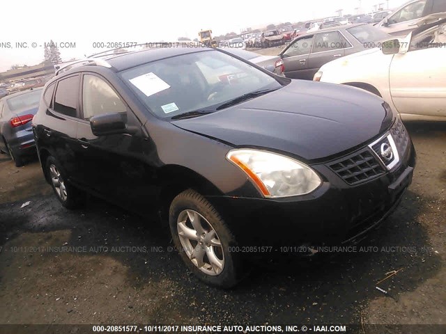 JN8AS58V58W100944 - 2008 NISSAN ROGUE S/SL BLACK photo 1