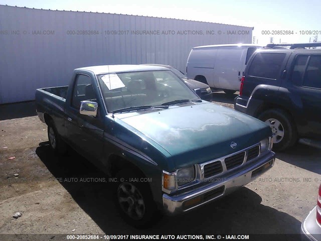 1N6SD11S1TC329180 - 1996 NISSAN TRUCK XE GREEN photo 1