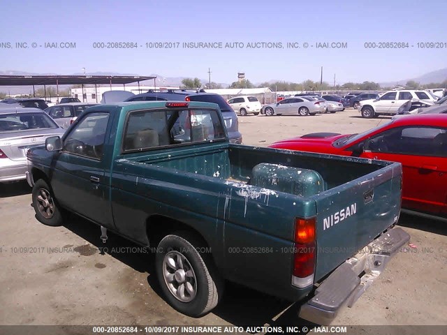 1N6SD11S1TC329180 - 1996 NISSAN TRUCK XE GREEN photo 3