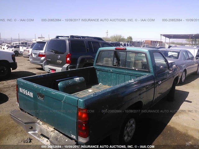 1N6SD11S1TC329180 - 1996 NISSAN TRUCK XE GREEN photo 4