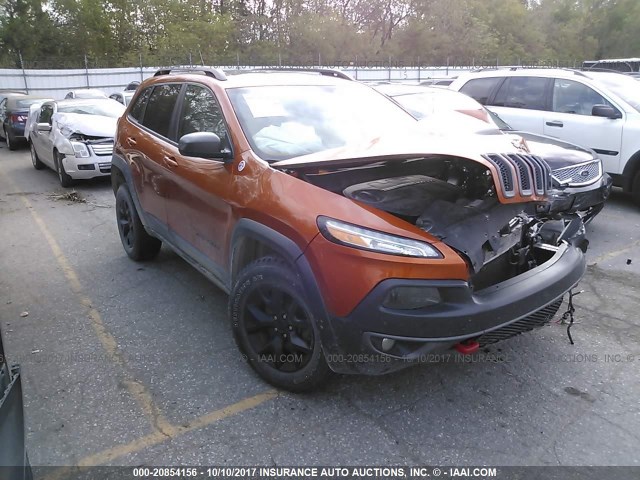 1C4PJMBS3FW625841 - 2015 JEEP CHEROKEE TRAILHAWK 橙色 照片 1