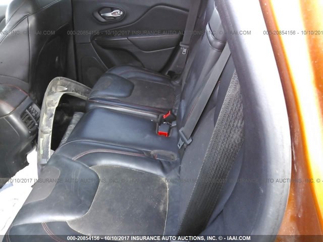 1C4PJMBS3FW625841 - 2015 JEEP CHEROKEE TRAILHAWK 橙色 照片 8