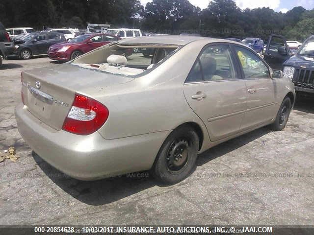 4T1BE32K13U173092 - 2003 TOYOTA CAMRY LE/XLE/SE 棕色 照片 4