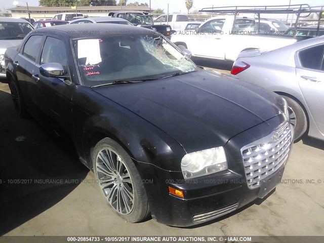 2C3KA43R37H872111 - 2007 CHRYSLER 300 BLACK photo 1