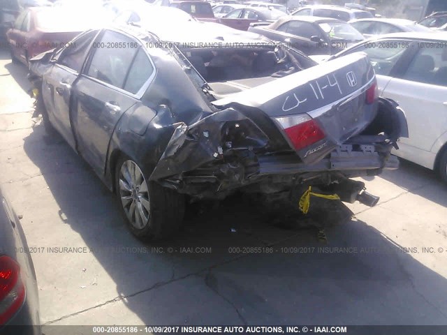 1HGCR2F86FA270849 - 2015 HONDA ACCORD EXL GRAY photo 3