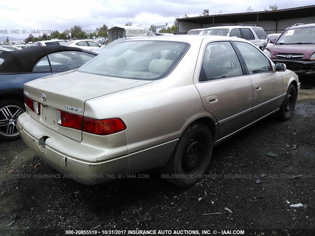 JT2BG22K610540493 - 2001 TOYOTA CAMRY CE/LE/XLE 金色 照片 4