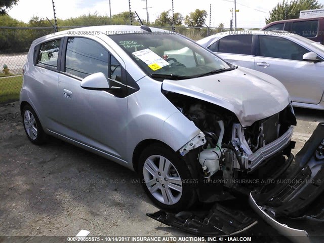 KL8CB6S99FC806537 - 2015 CHEVROLET SPARK LS SILVER photo 1