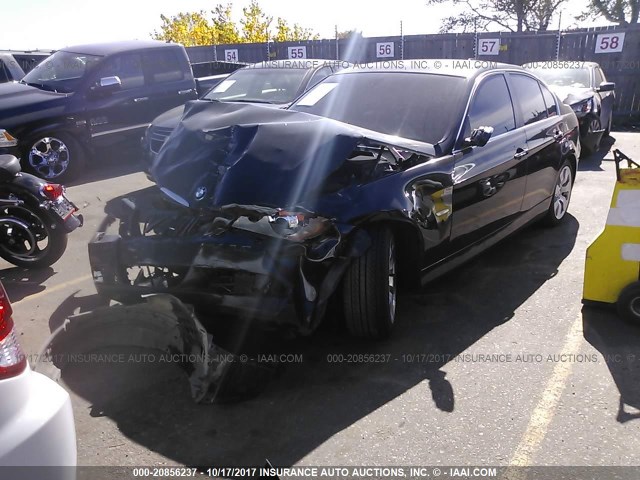 WBAVD53567A007714 - 2007 BMW 335 XI BLACK photo 2